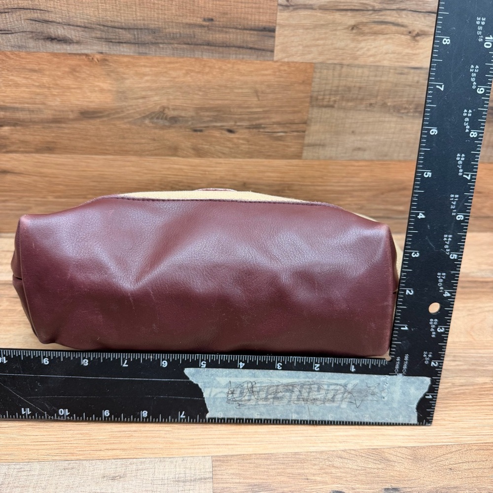 Vintage My Maine Bag Bangor ME Women’s Crossbody Bag Brown\cream Leather Canvas - Picture 3 of 6